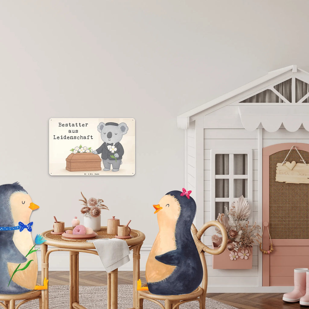 Tin sign undertaker Passion Design gift, sayings, gift idea, best, farewell gift, passing exam, anniversary, retirement, promotion, job start, profession