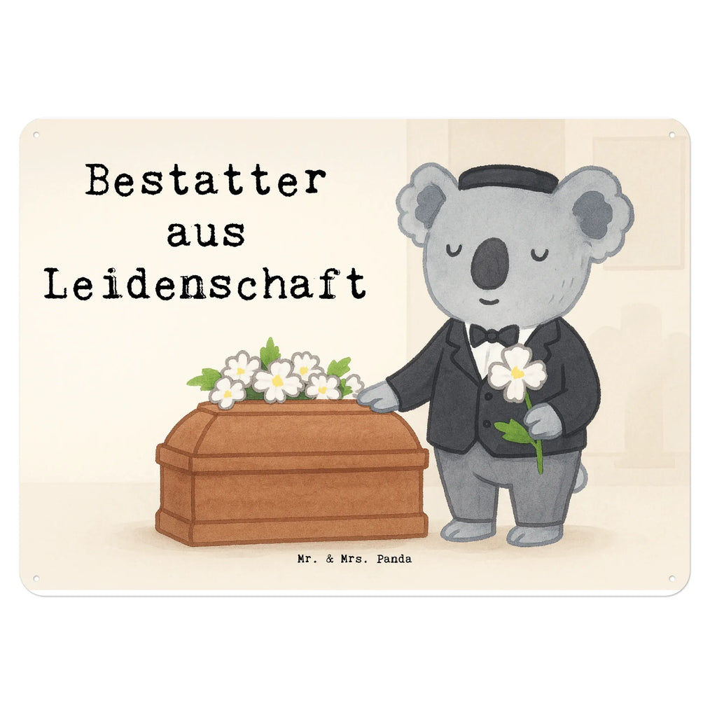 Tin sign undertaker Passion Design gift, sayings, gift idea, best, farewell gift, passing exam, anniversary, retirement, promotion, job start, profession