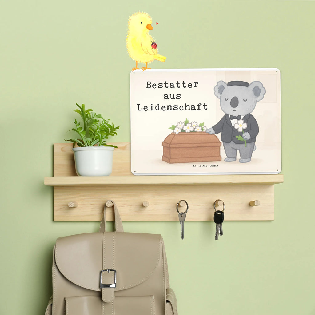 Tin sign undertaker Passion Design gift, sayings, gift idea, best, farewell gift, passing exam, anniversary, retirement, promotion, job start, profession