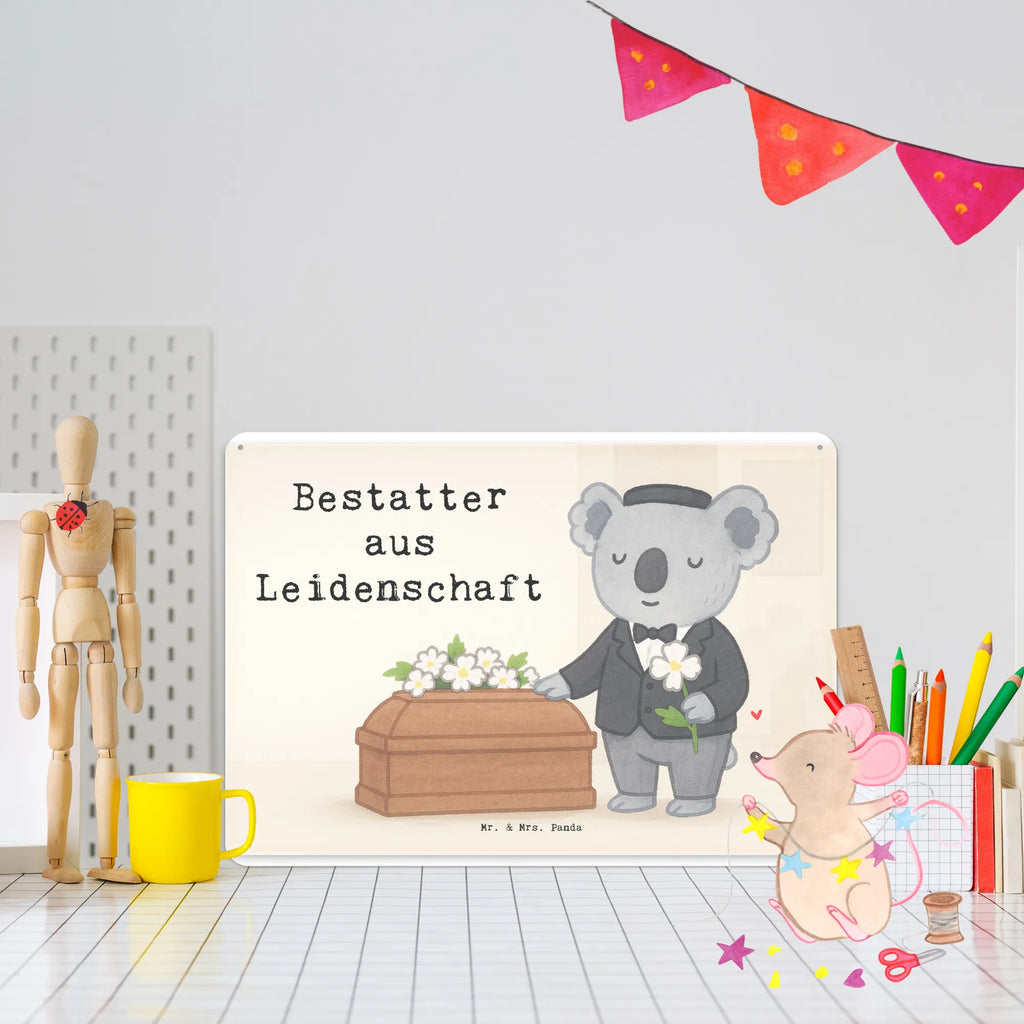 Tin sign undertaker Passion Design gift, sayings, gift idea, best, farewell gift, passing exam, anniversary, retirement, promotion, job start, profession