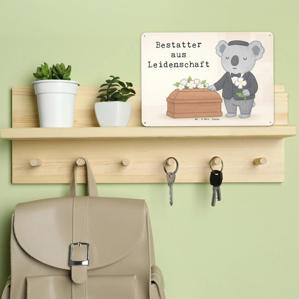 Tin sign undertaker Passion Design gift, sayings, gift idea, best, farewell gift, passing exam, anniversary, retirement, promotion, job start, profession