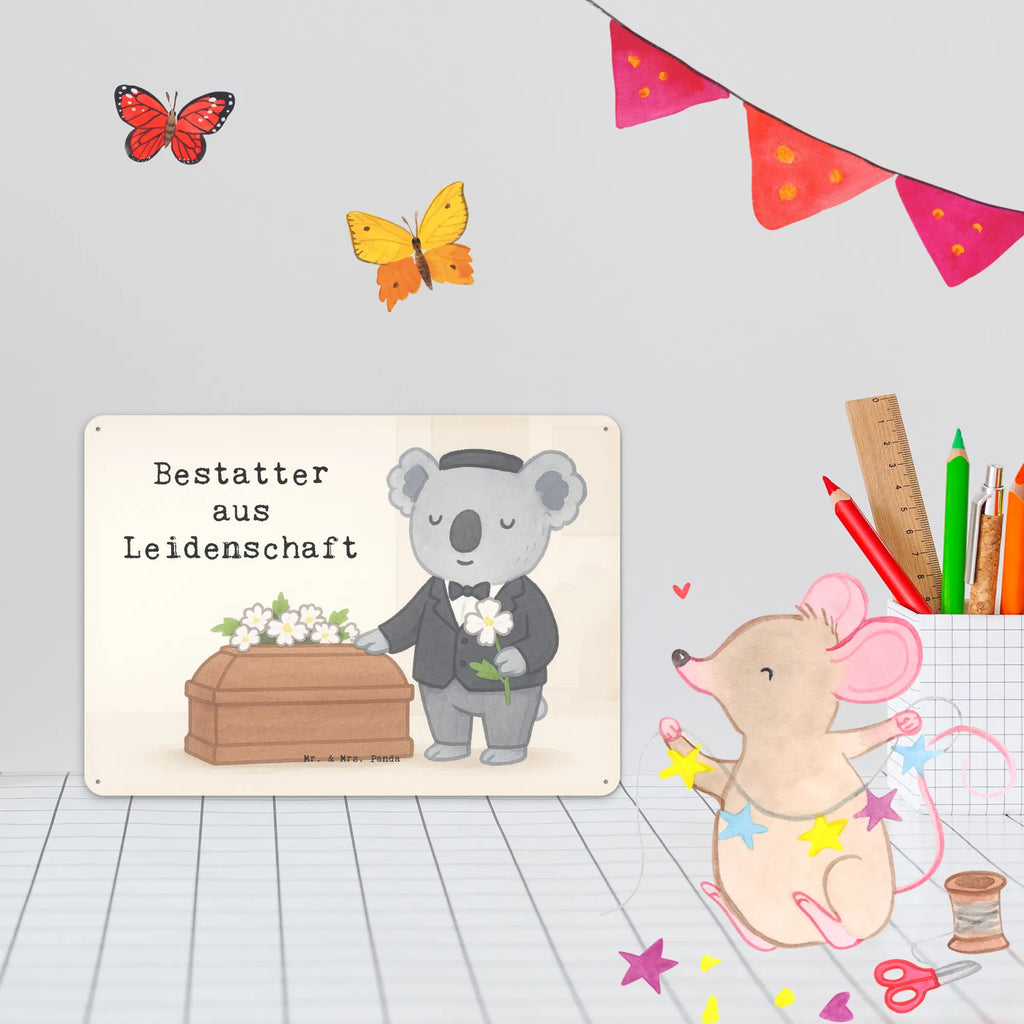 Tin sign undertaker Passion Design gift, sayings, gift idea, best, farewell gift, passing exam, anniversary, retirement, promotion, job start, profession