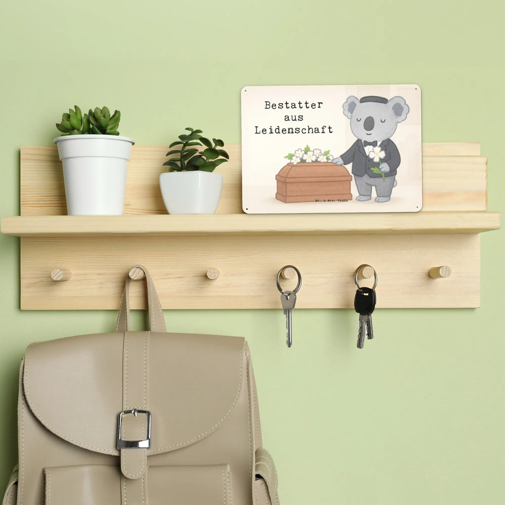 Tin sign undertaker Passion Design gift, sayings, gift idea, best, farewell gift, passing exam, anniversary, retirement, promotion, job start, profession