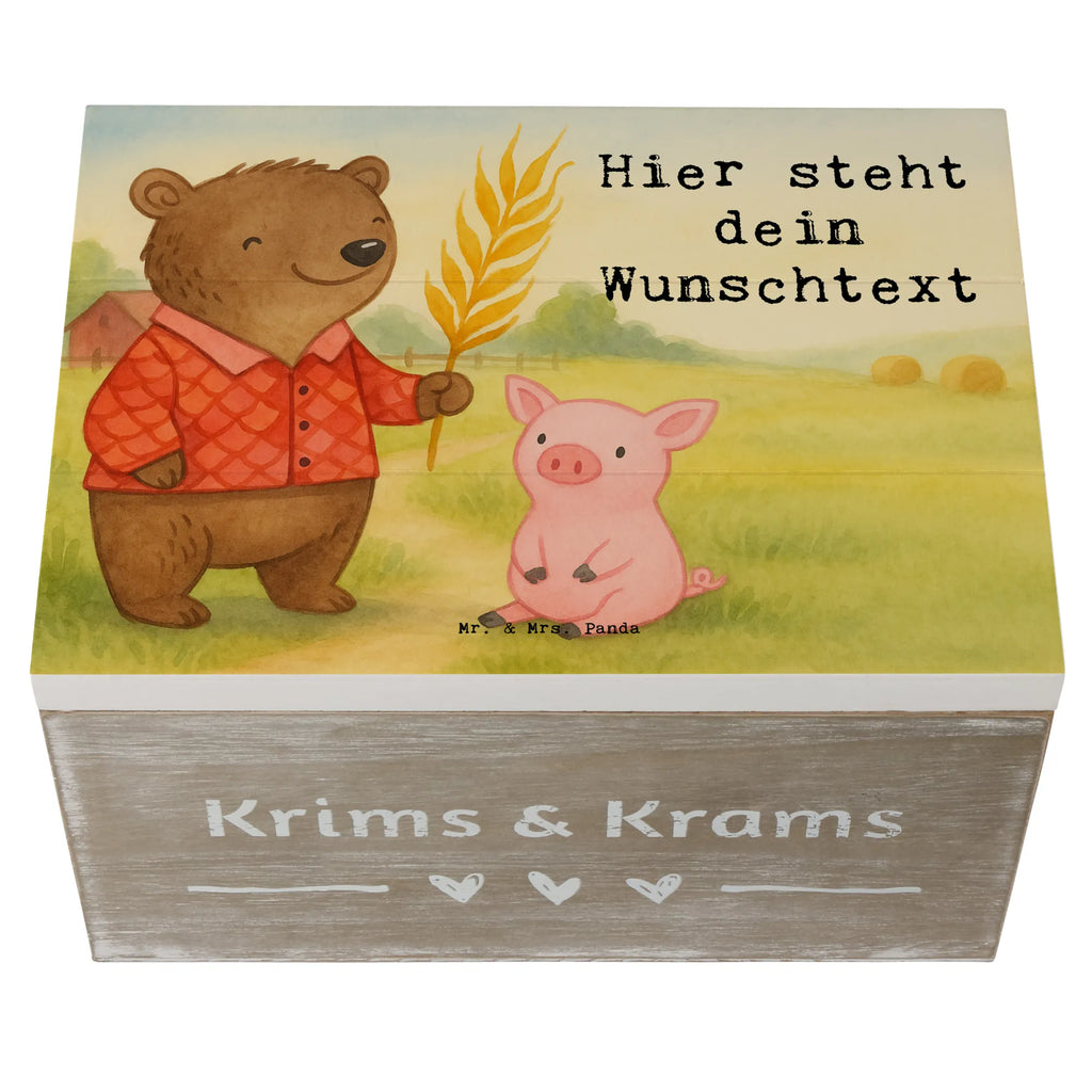 Personalizowane drewniane pudełko Rolnik Pasja Design Prezent, Dziękuję, Zawód, Wykształcenie, Jubileusz, Pożegnanie, Emerytura, Kolega, Koleżanka, Dawać, Pracownik, Współpracownik, Dziękuję bardzo