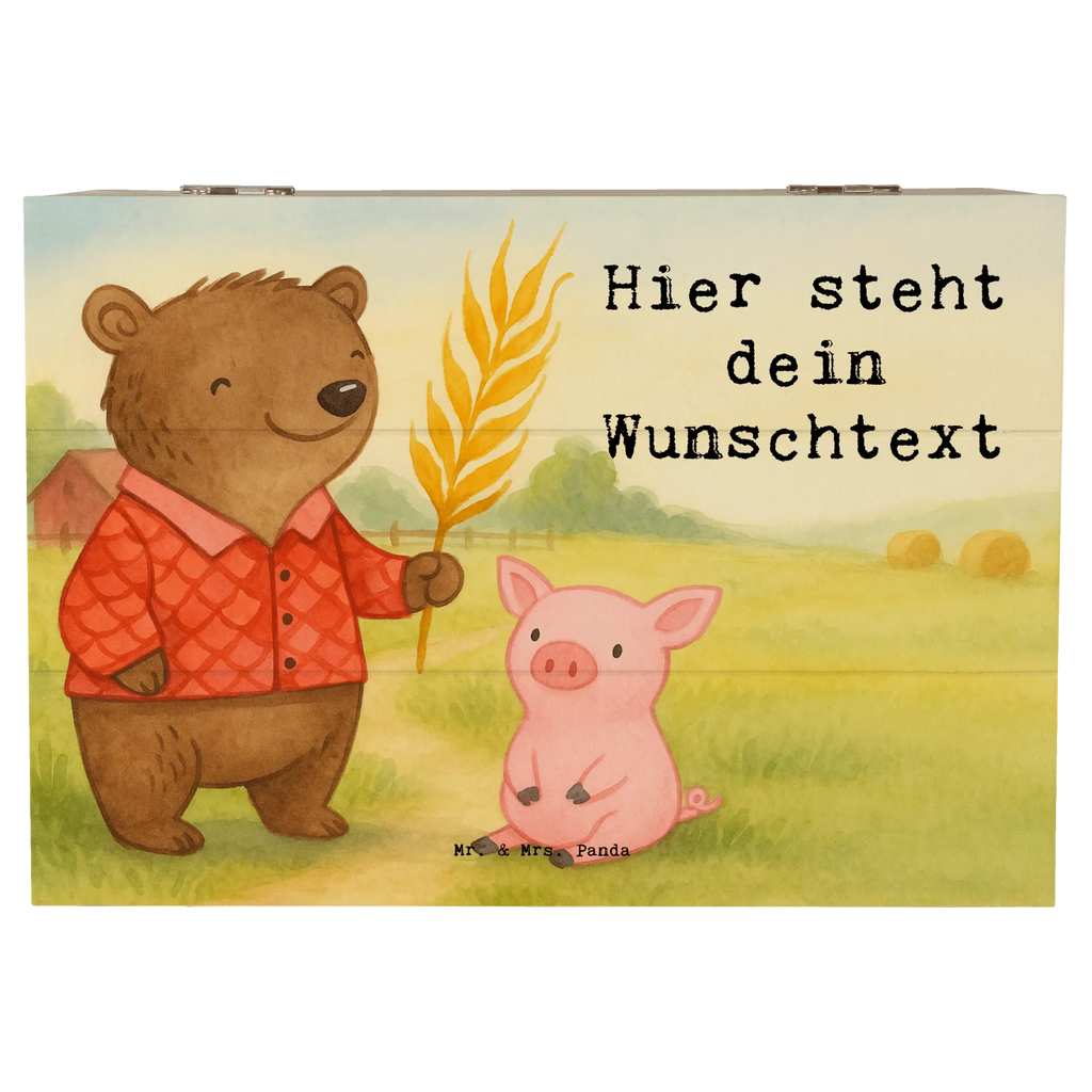 Personalizowane drewniane pudełko Rolnik Pasja Design Prezent, Dziękuję, Zawód, Wykształcenie, Jubileusz, Pożegnanie, Emerytura, Kolega, Koleżanka, Dawać, Pracownik, Współpracownik, Dziękuję bardzo