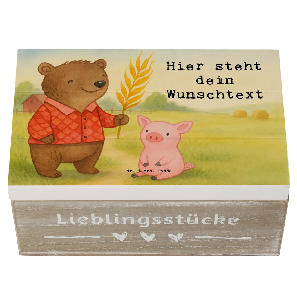 Personalizowane drewniane pudełko Rolnik Pasja Design Prezent, Dziękuję, Zawód, Wykształcenie, Jubileusz, Pożegnanie, Emerytura, Kolega, Koleżanka, Dawać, Pracownik, Współpracownik, Dziękuję bardzo