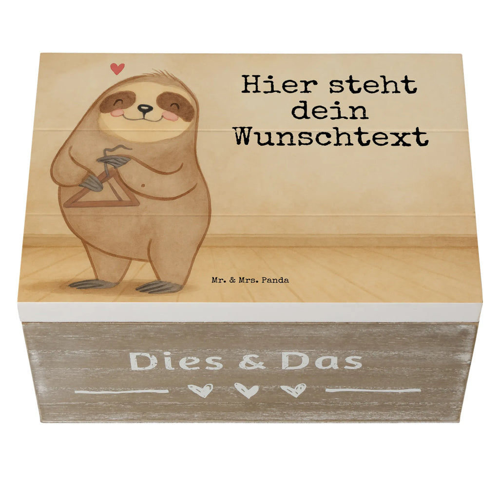 Personalised wooden chest sloth Triangle Design Instruments, gifts for musicians, music enthusiasts