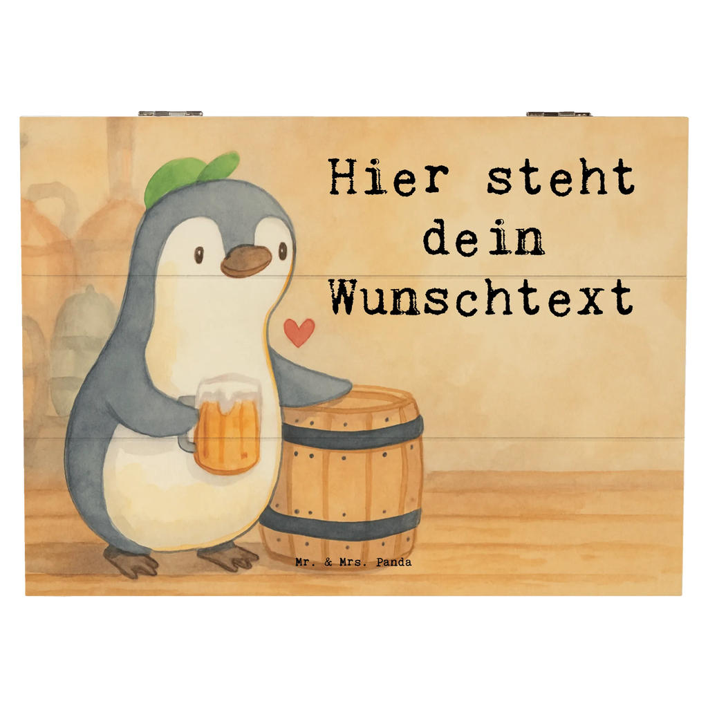 Personalised wooden chest beer brewer Passion Design gift, sayings, gift idea, best, farewell gift, passing exam, anniversary, retirement, promotion, job start, profession