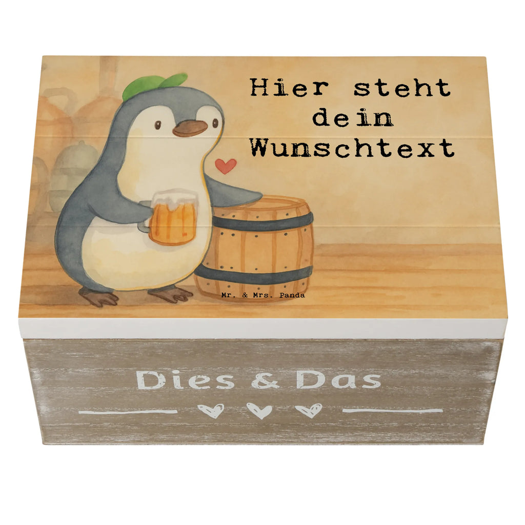 Personalised wooden chest beer brewer Passion Design gift, sayings, gift idea, best, farewell gift, passing exam, anniversary, retirement, promotion, job start, profession