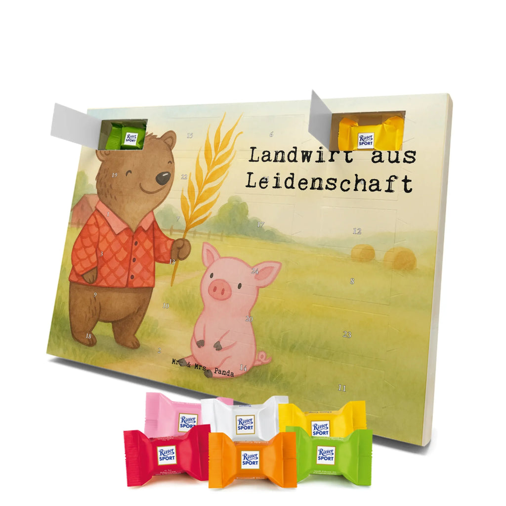 Chocolate advent calendar Farmer Passion Design best, farewell gift, passing exam, sayings, anniversary, retirement, promotion, gift, gift idea, job start, profession