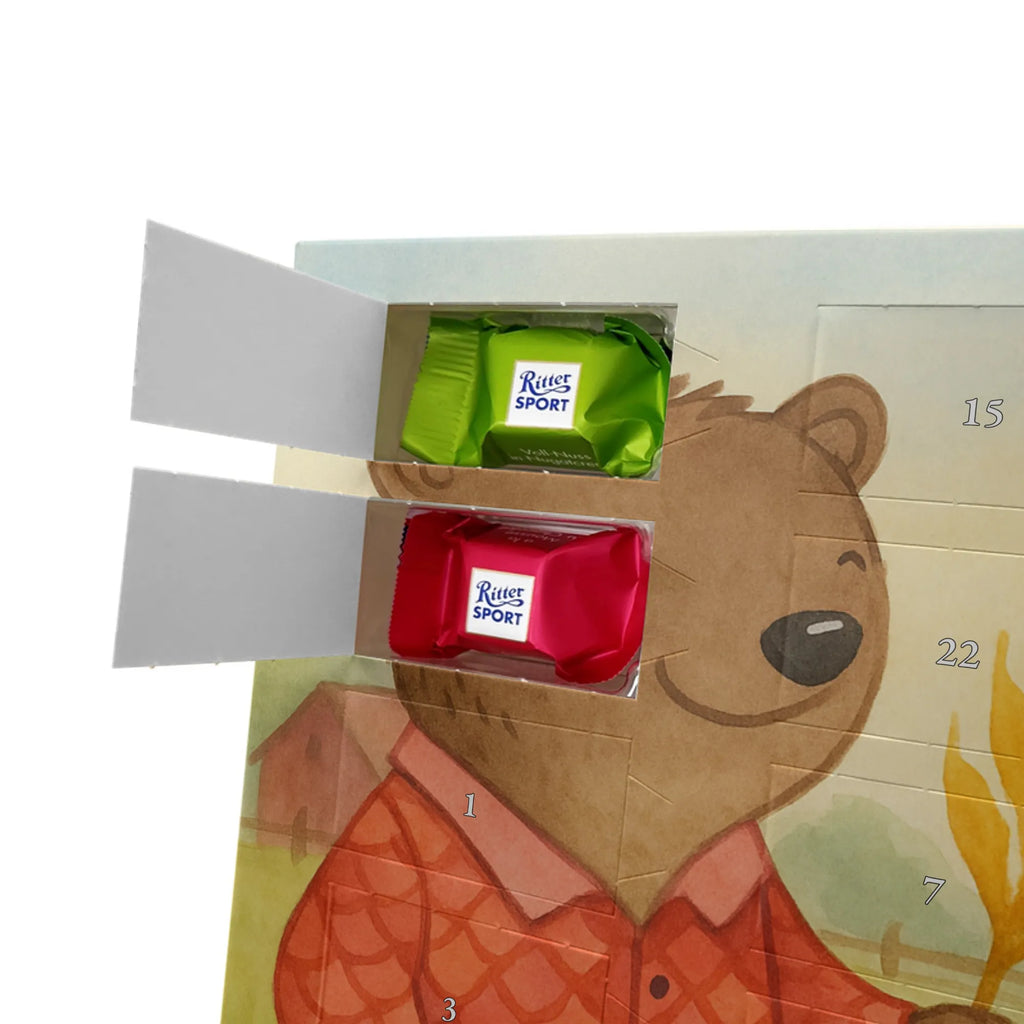 Chocolate advent calendar Farmer Passion Design best, farewell gift, passing exam, sayings, anniversary, retirement, promotion, gift, gift idea, job start, profession