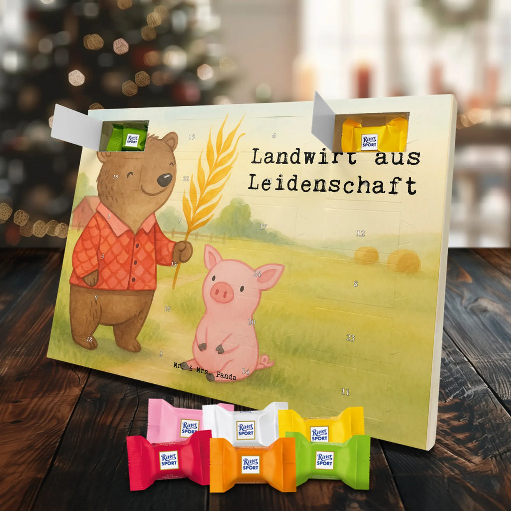 Chocolate advent calendar Farmer Passion Design best, farewell gift, passing exam, sayings, anniversary, retirement, promotion, gift, gift idea, job start, profession