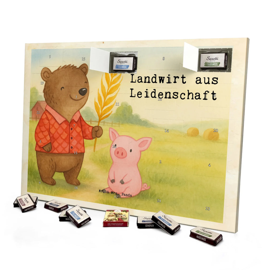 Chocolate advent calendar Farmer Passion Design best, farewell gift, passing exam, sayings, anniversary, retirement, promotion, gift, gift idea, job start, profession