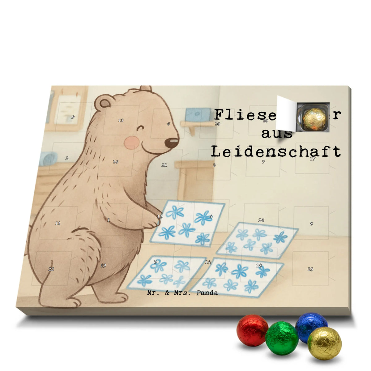 Chocolate advent calendar tiler Passion Design