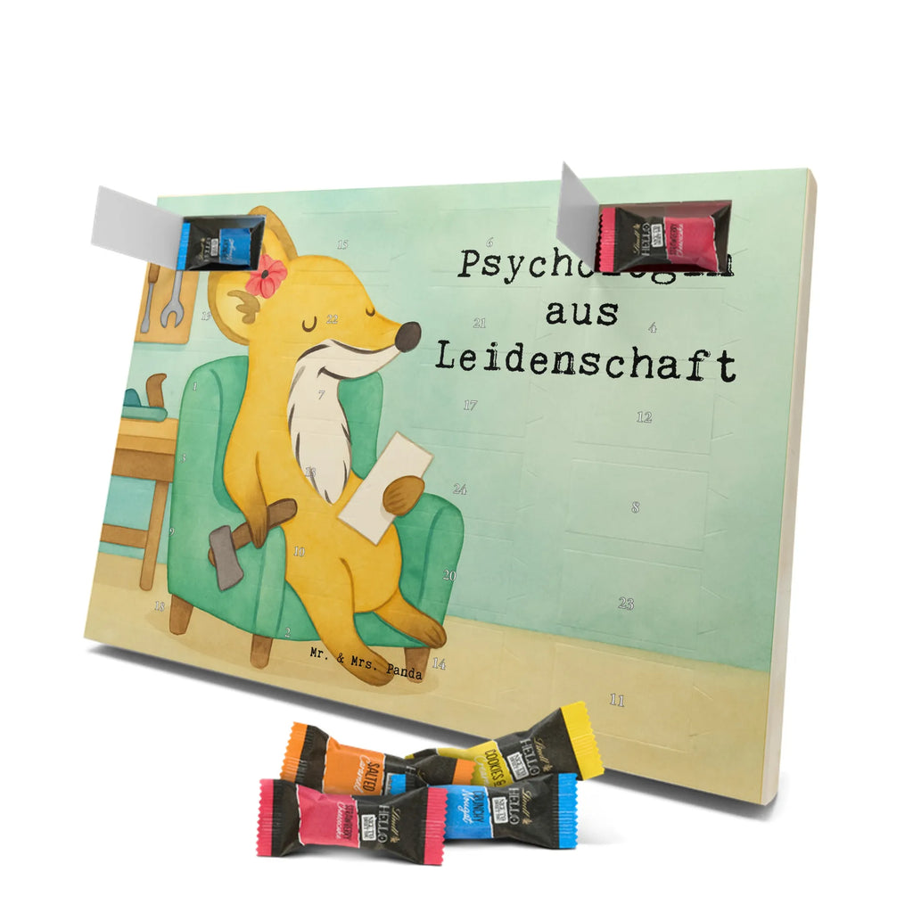 Chocolate advent calendar Psychologist Passion Design profession, job start, promotion, retirement, anniversary, passing exam, farewell gift, best, gift, gift idea, sayings