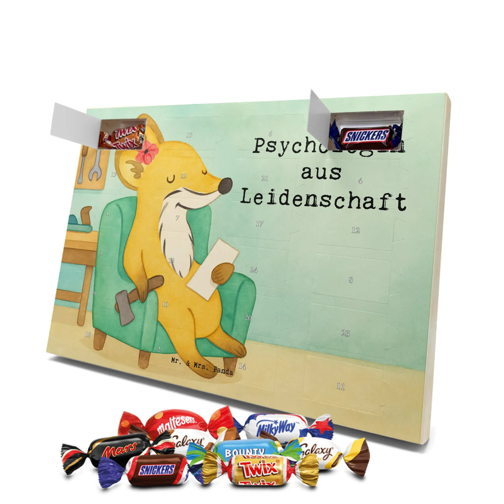 Chocolate advent calendar Psychologist Passion Design profession, job start, promotion, retirement, anniversary, passing exam, farewell gift, best, gift, gift idea, sayings