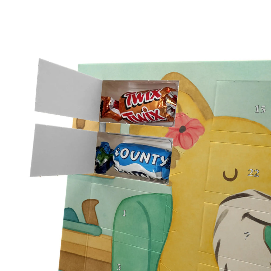 Chocolate advent calendar Psychologist Passion Design profession, job start, promotion, retirement, anniversary, passing exam, farewell gift, best, gift, gift idea, sayings