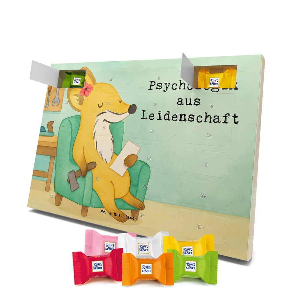 Chocolate advent calendar Psychologist Passion Design profession, job start, promotion, retirement, anniversary, passing exam, farewell gift, best, gift, gift idea, sayings