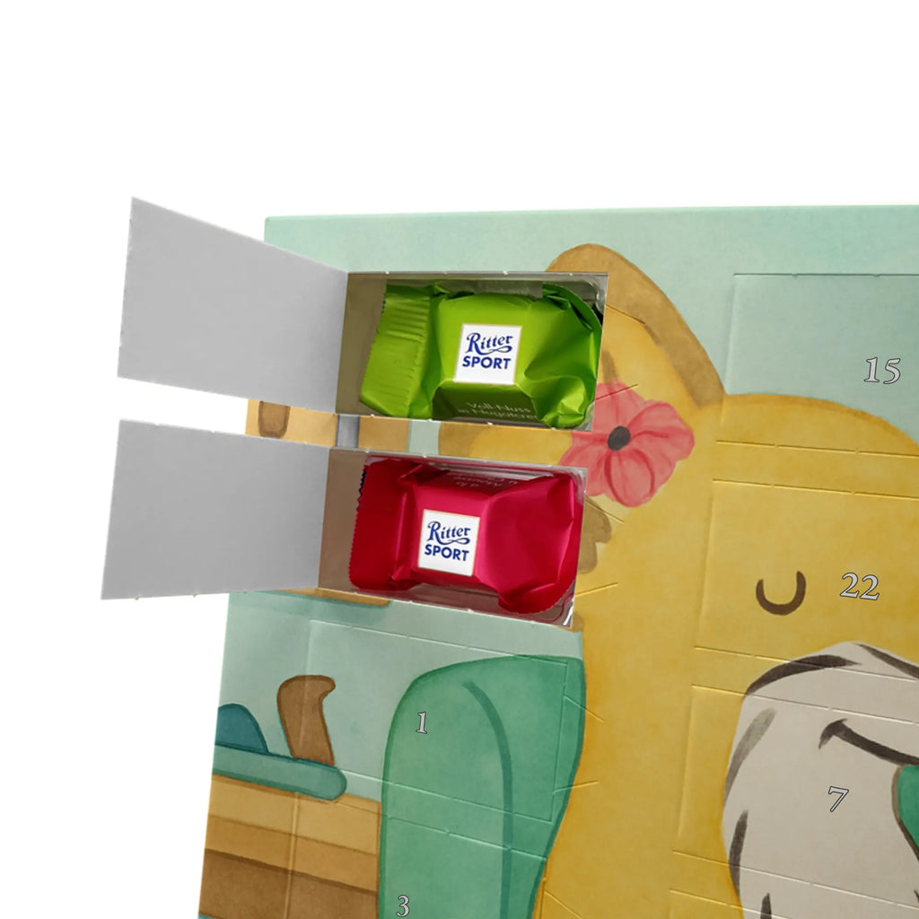 Chocolate advent calendar Psychologist Passion Design profession, job start, promotion, retirement, anniversary, passing exam, farewell gift, best, gift, gift idea, sayings