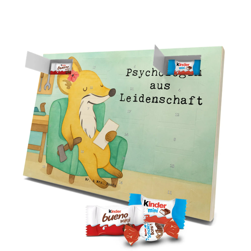 Chocolate advent calendar Psychologist Passion Design profession, job start, promotion, retirement, anniversary, passing exam, farewell gift, best, gift, gift idea, sayings