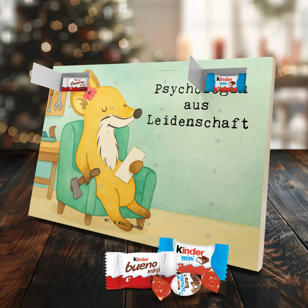 Chocolate advent calendar Psychologist Passion Design profession, job start, promotion, retirement, anniversary, passing exam, farewell gift, best, gift, gift idea, sayings