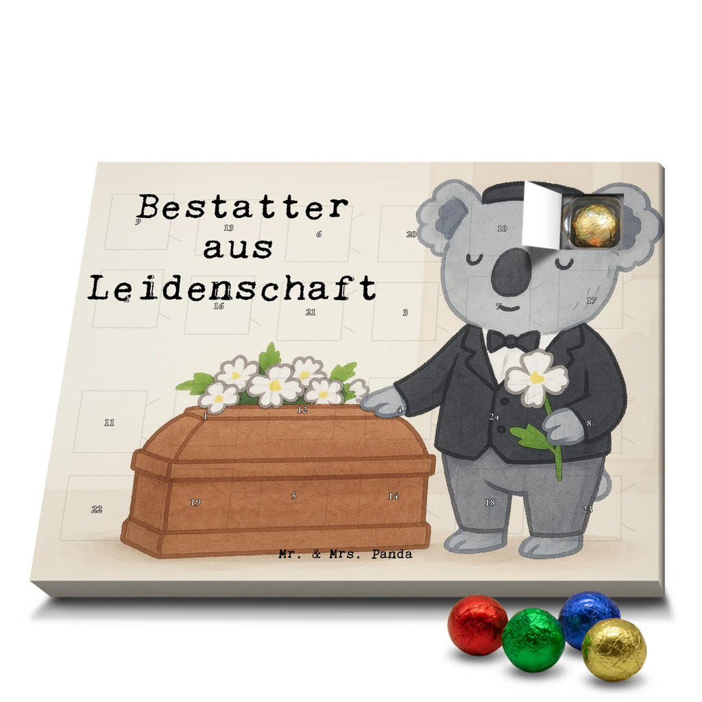 Chocolate advent calendar undertaker Passion Design profession, job start, promotion, retirement, anniversary, passing exam, farewell gift, best, gift, gift idea, sayings