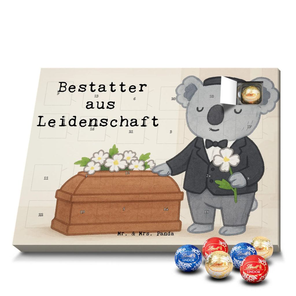 Chocolate advent calendar undertaker Passion Design profession, job start, promotion, retirement, anniversary, passing exam, farewell gift, best, gift, gift idea, sayings