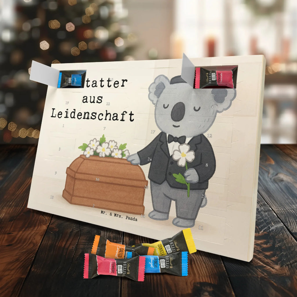 Chocolate advent calendar undertaker Passion Design profession, job start, promotion, retirement, anniversary, passing exam, farewell gift, best, gift, gift idea, sayings