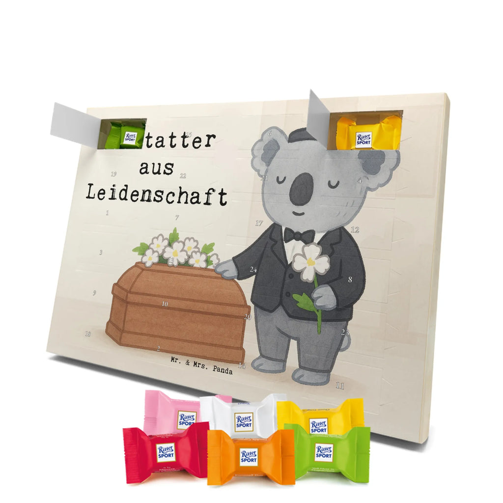 Chocolate advent calendar undertaker Passion Design profession, job start, promotion, retirement, anniversary, passing exam, farewell gift, best, gift, gift idea, sayings