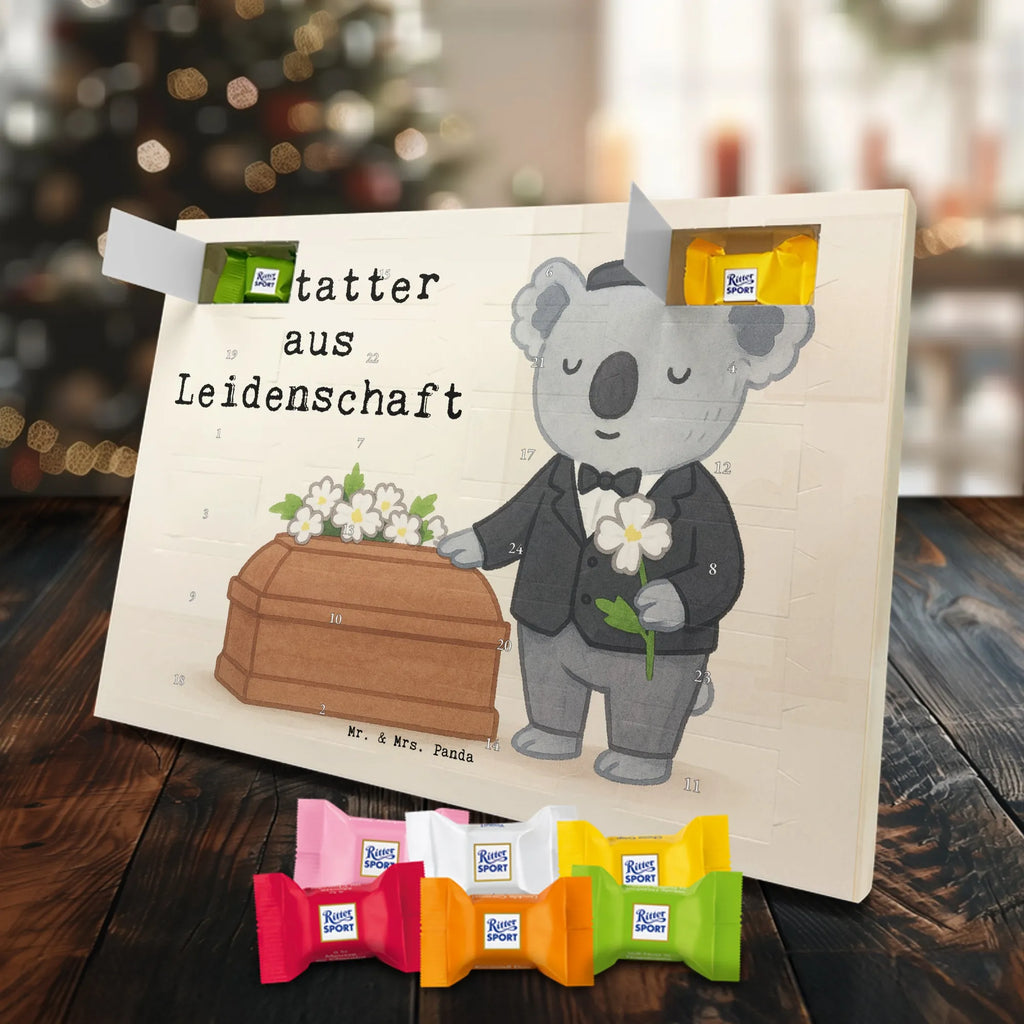 Chocolate advent calendar undertaker Passion Design profession, job start, promotion, retirement, anniversary, passing exam, farewell gift, best, gift, gift idea, sayings