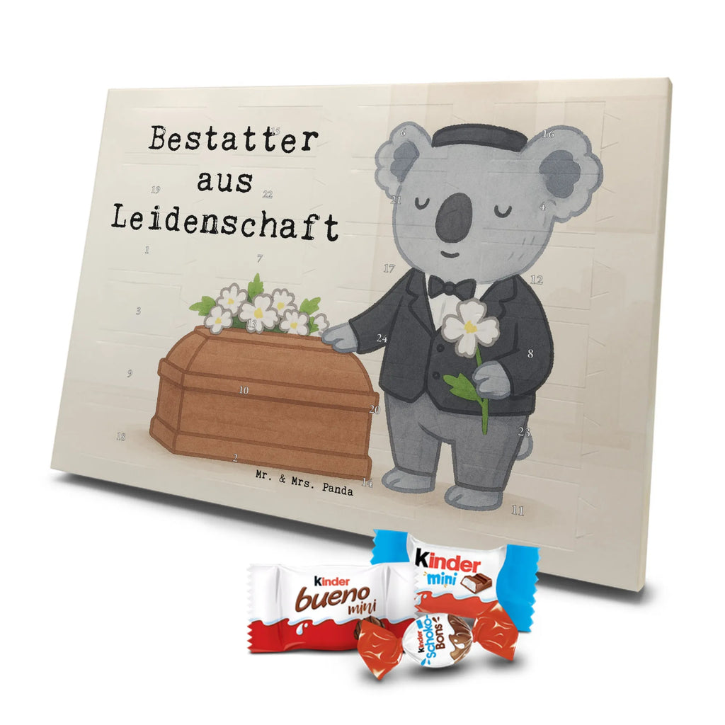 Chocolate advent calendar undertaker Passion Design profession, job start, promotion, retirement, anniversary, passing exam, farewell gift, best, gift, gift idea, sayings