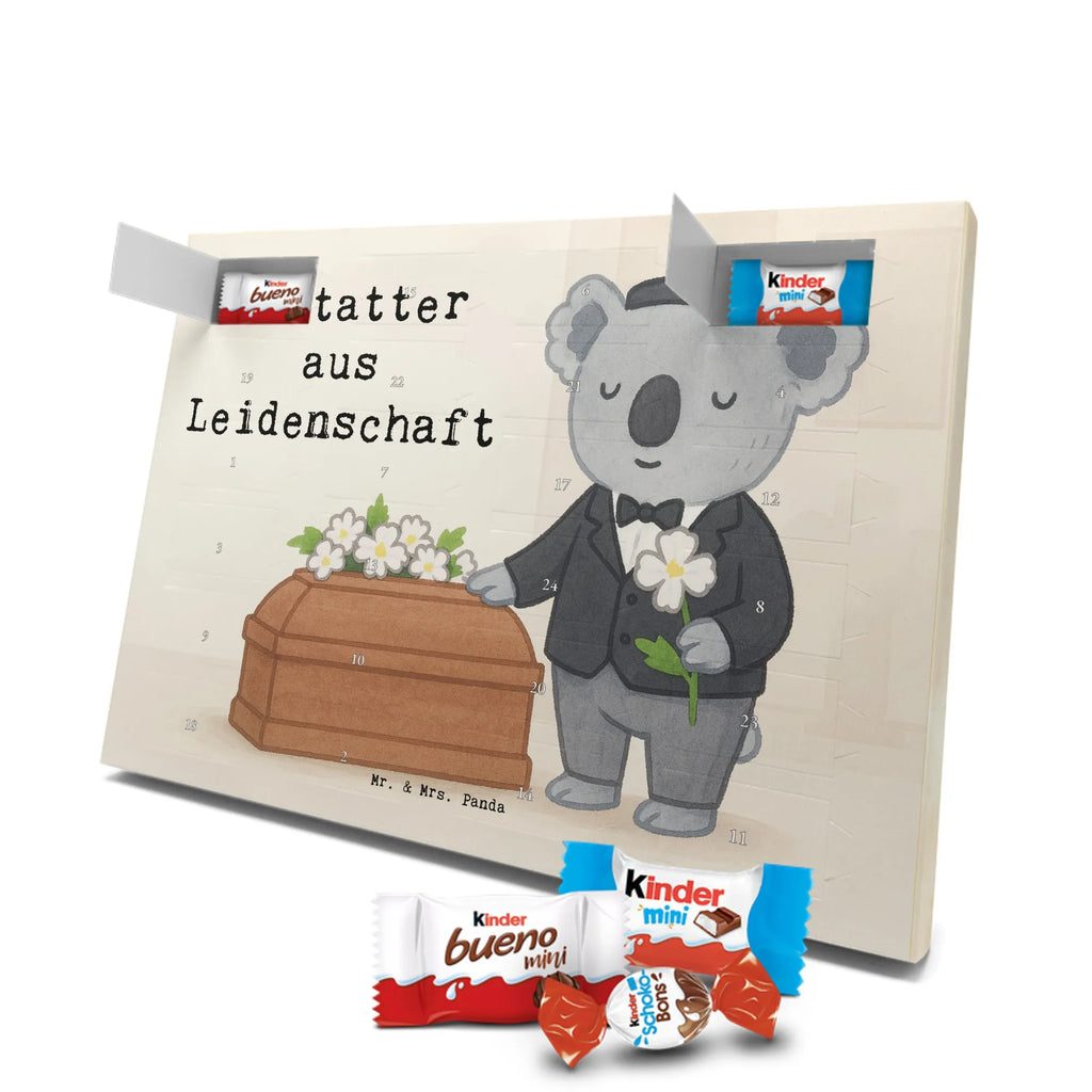 Chocolate advent calendar undertaker Passion Design profession, job start, promotion, retirement, anniversary, passing exam, farewell gift, best, gift, gift idea, sayings