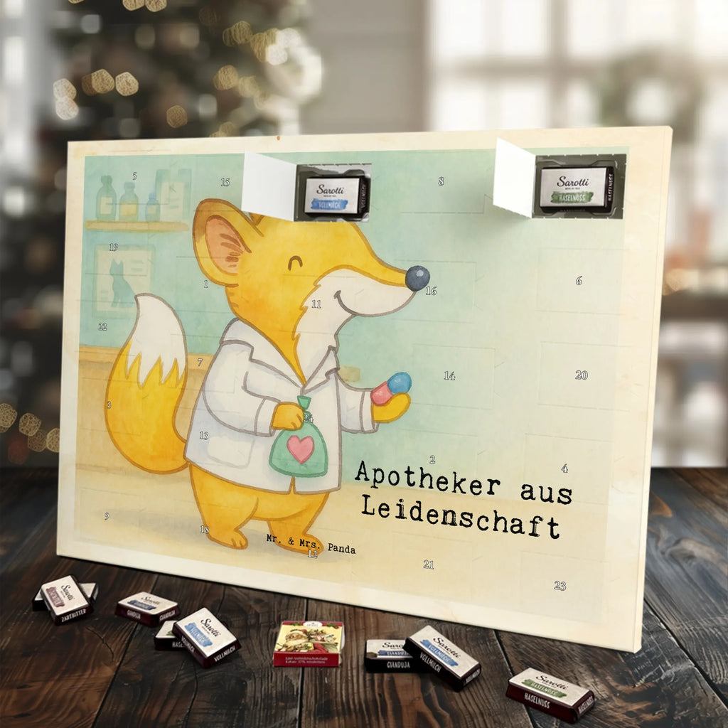 Chocolate advent calendar Pharmacist Passion Design best, farewell gift, passing exam, sayings, anniversary, retirement, promotion, gift, gift idea, job start, profession
