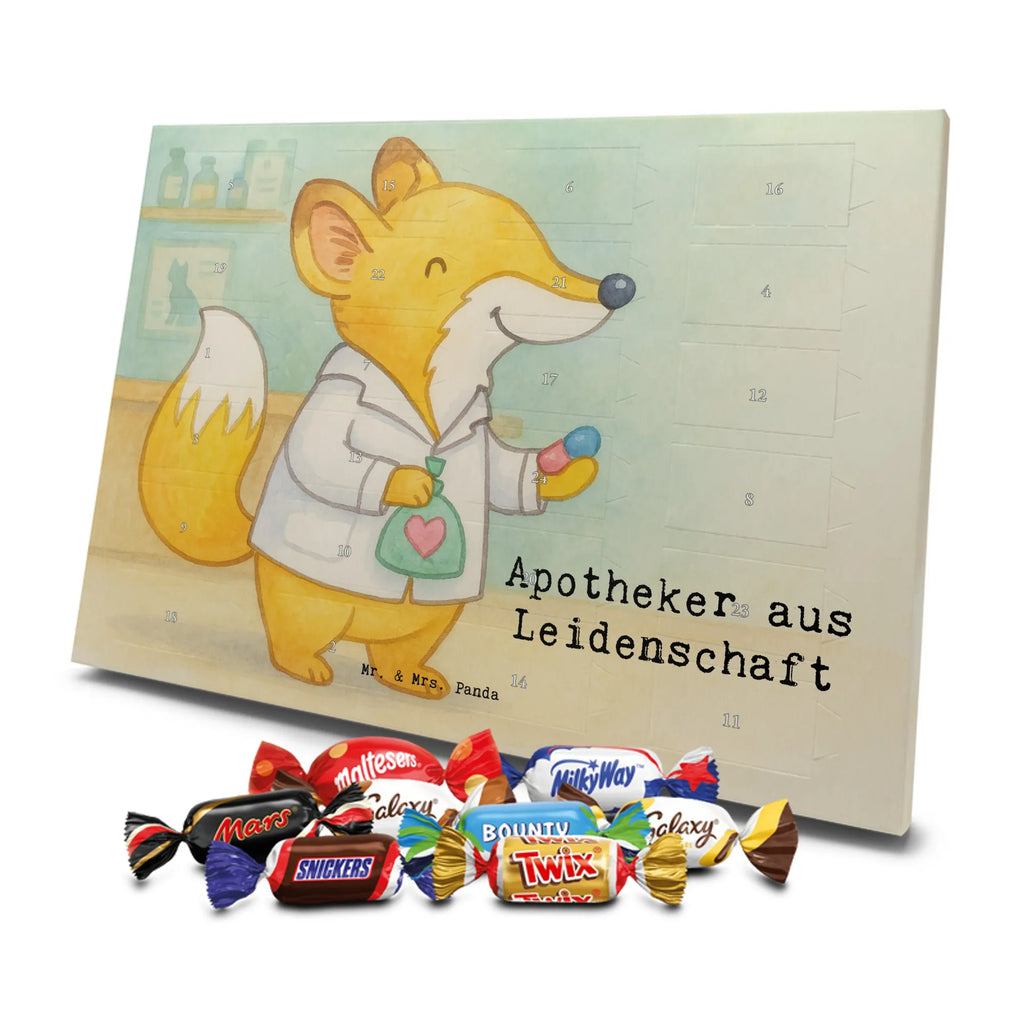 Chocolate advent calendar Pharmacist Passion Design best, farewell gift, passing exam, sayings, anniversary, retirement, promotion, gift, gift idea, job start, profession