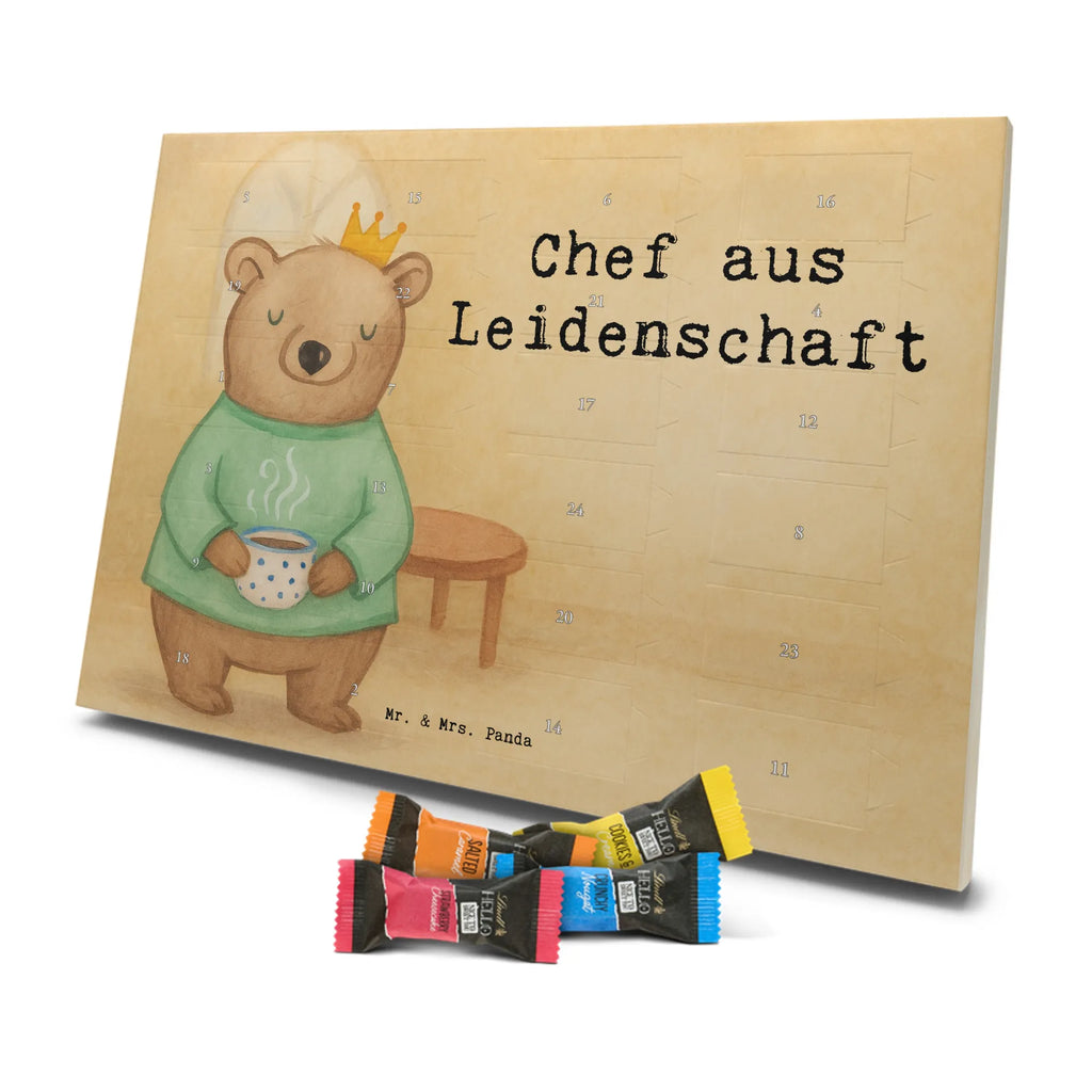 Chocolate advent calendar Boss Passion Design profession, job start, promotion, retirement, anniversary, passing exam, farewell gift, best, gift, gift idea, sayings