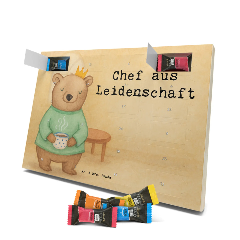 Chocolate advent calendar Boss Passion Design profession, job start, promotion, retirement, anniversary, passing exam, farewell gift, best, gift, gift idea, sayings