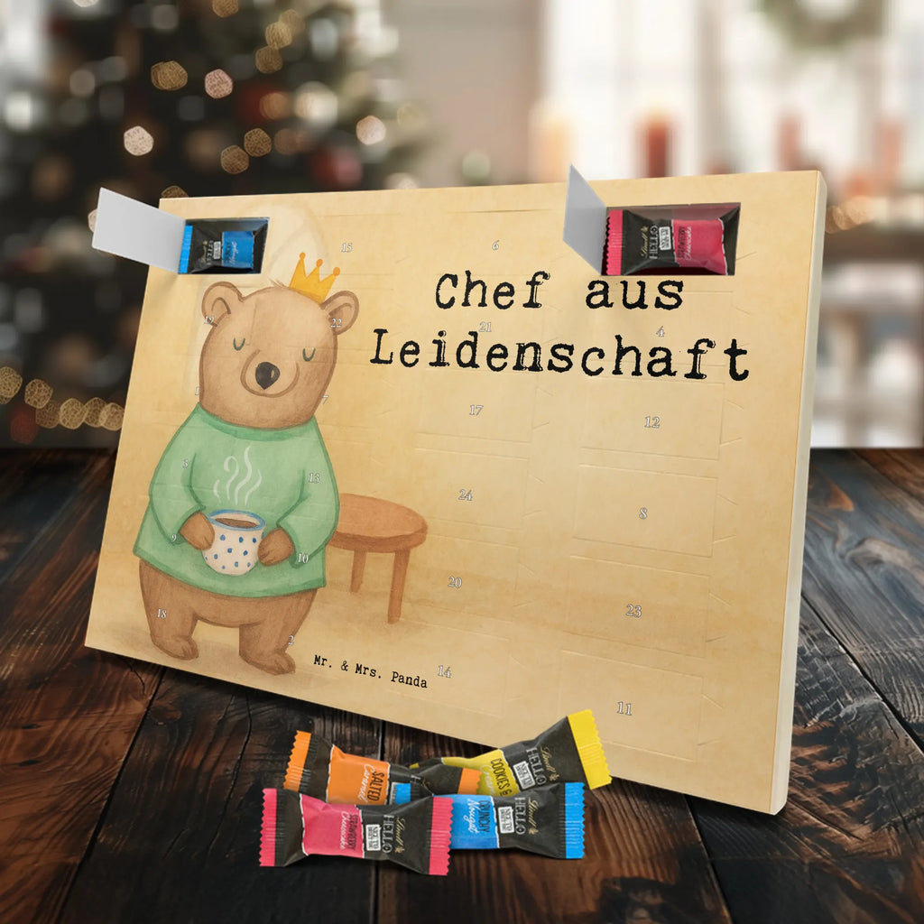 Chocolate advent calendar Boss Passion Design profession, job start, promotion, retirement, anniversary, passing exam, farewell gift, best, gift, gift idea, sayings