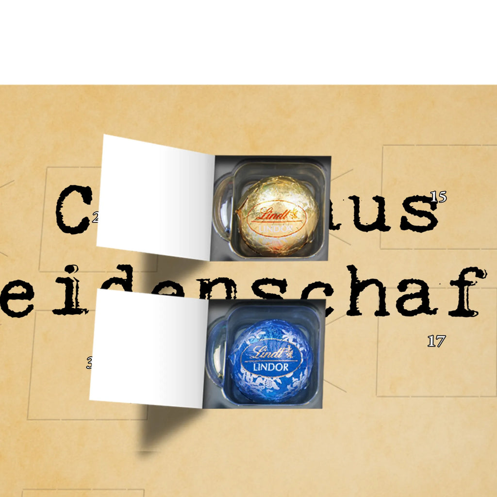 Chocolate advent calendar Boss Passion Design profession, job start, promotion, retirement, anniversary, passing exam, farewell gift, best, gift, gift idea, sayings