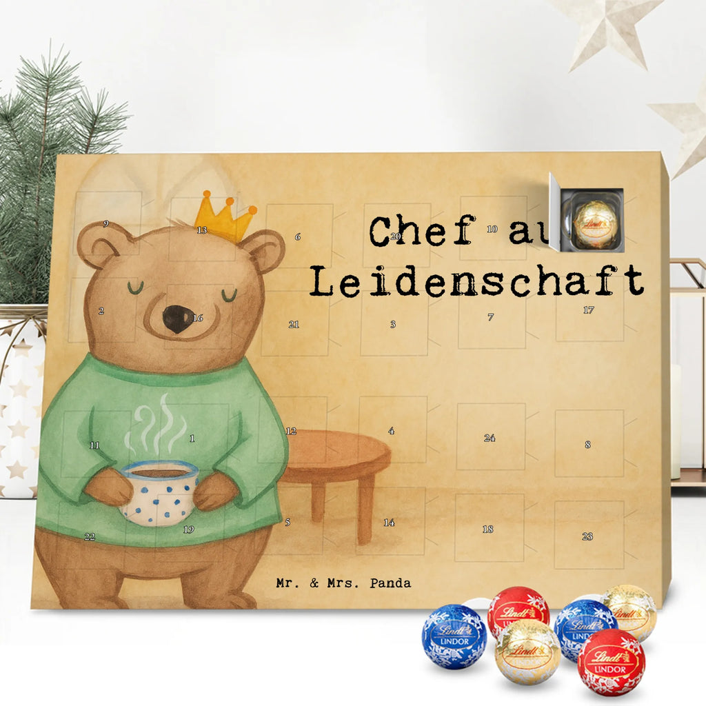 Chocolate advent calendar Boss Passion Design profession, job start, promotion, retirement, anniversary, passing exam, farewell gift, best, gift, gift idea, sayings