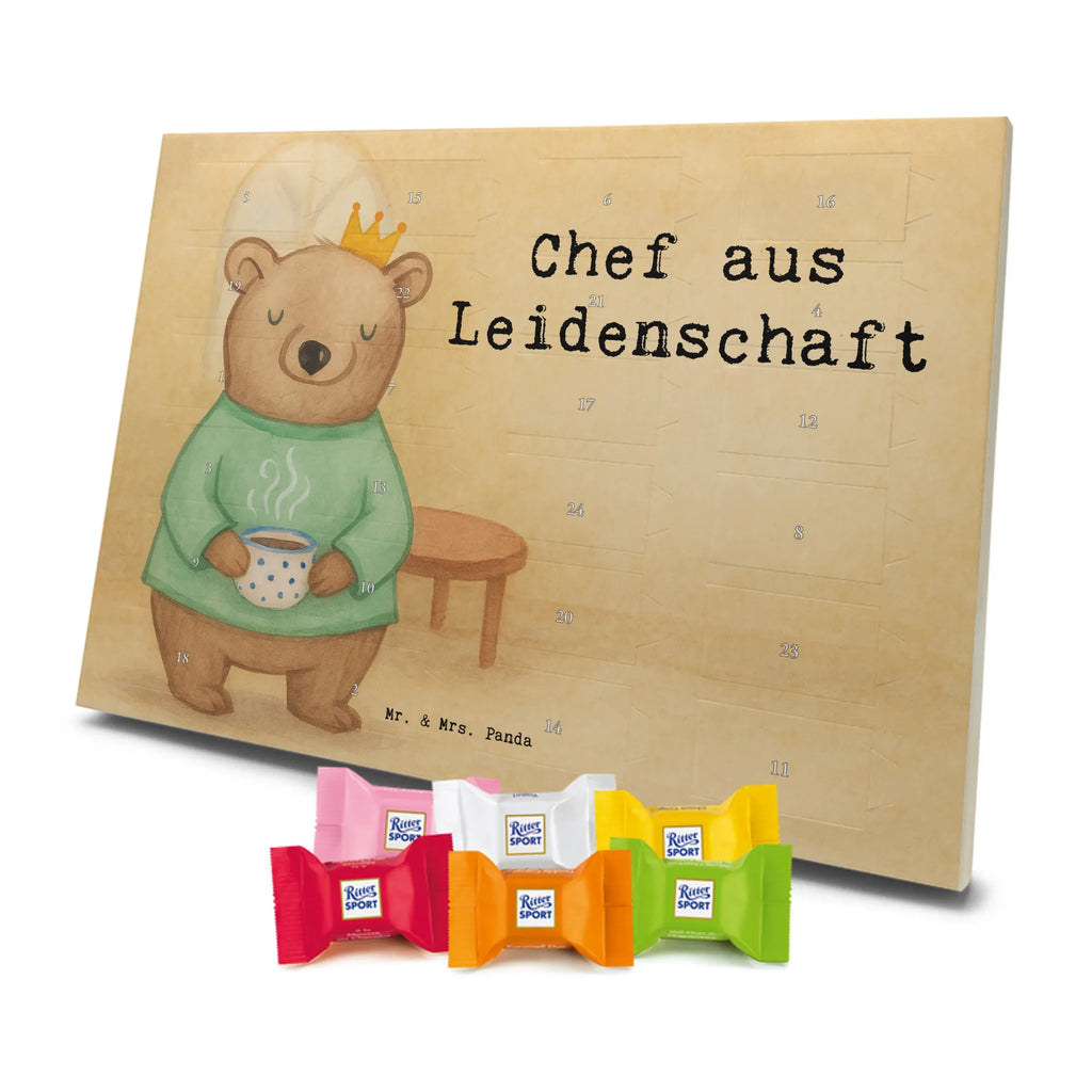 Chocolate advent calendar Boss Passion Design profession, job start, promotion, retirement, anniversary, passing exam, farewell gift, best, gift, gift idea, sayings