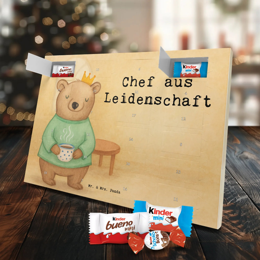 Chocolate advent calendar Boss Passion Design profession, job start, promotion, retirement, anniversary, passing exam, farewell gift, best, gift, gift idea, sayings