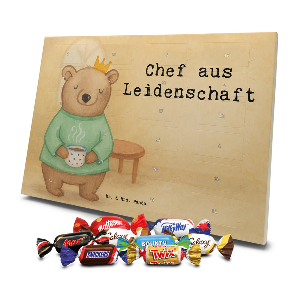 Chocolate advent calendar Boss Passion Design profession, job start, promotion, retirement, anniversary, passing exam, farewell gift, best, gift, gift idea, sayings