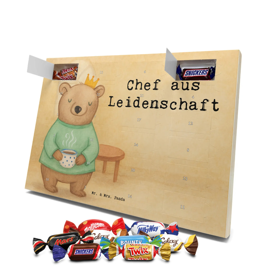 Chocolate advent calendar Boss Passion Design profession, job start, promotion, retirement, anniversary, passing exam, farewell gift, best, gift, gift idea, sayings