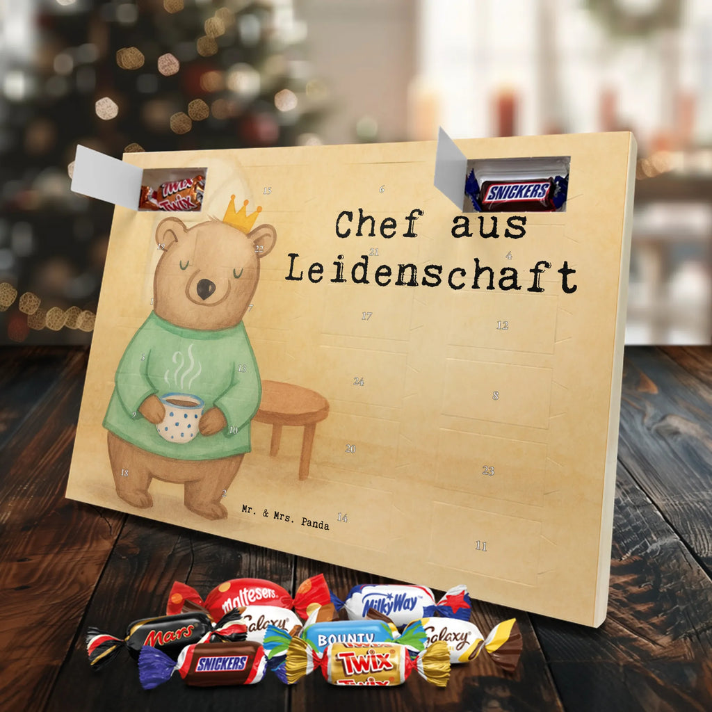 Chocolate advent calendar Boss Passion Design profession, job start, promotion, retirement, anniversary, passing exam, farewell gift, best, gift, gift idea, sayings