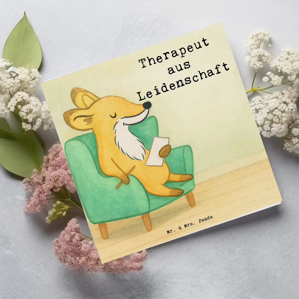 Deluxe Card Therapist Passion Design gift, sayings, gift idea, best, farewell gift, passing exam, anniversary, retirement, promotion, job start, profession