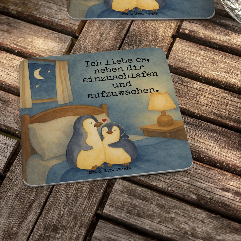 Bierdeckel Pinguine Einschlafen Design Gastgeschenk Hochzeit, Ehemann, Ehefrau, Freund, Heiraten, Heiratsantrag, Hocheitstag, Liebe, Freundin, Liebesgeschenk, Jahrestag, Verlobung, Partner, für Männer, Valentinstag, Geschenk für Freundin, für Ehemann, Mitbringsel, Hochzeitstag, Geschenk für Frauen, Liebesbeweis, Geschenk für Partner