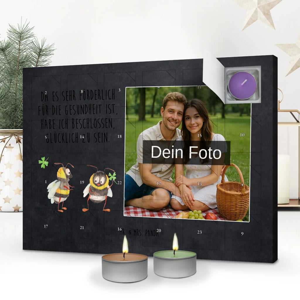 Personalisierter Duftkerzen Foto Adventskalender Hummeln Kleeblatt Personalisierter Duftkerzen Foto Adventskalender, Lustige Sprüche, Tiere, Tiermotive, Gute Laune, Biene, glücklich sein, glücklich Werden, Biene Deko, Spruch Fröhlich, Hummel, Spruch Positiv, Spruch schön