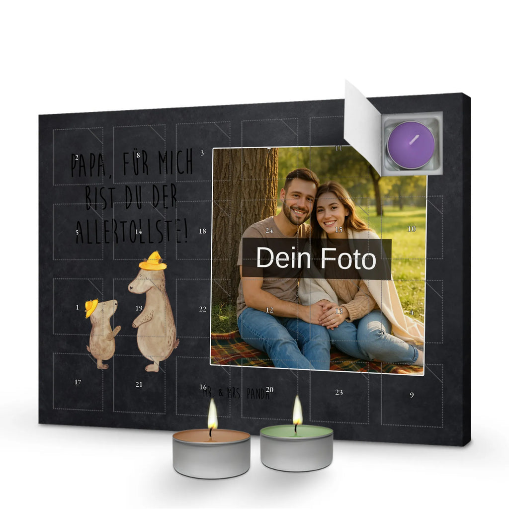 Personalisierter Duftkerzen Foto Adventskalender Bären mit Hut Personalisierter Duftkerzen Foto Adventskalender, Muttertag, Vatertag, Mama, Papa, Oma, Opa, Familie, Schwester, Bruder, Vorbild, Lieblingsmensch, Söhne, Papi, Family, Dad, Kinder, Vater-Sohn, Sohn, Daddy, Bären, Vater, Paps, Bär, Kind