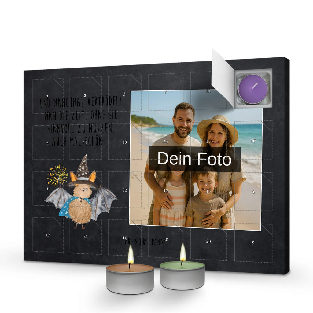Personalisierter Duftkerzen Foto Adventskalender Fledermaus Zauberer Personalisierter Duftkerzen Foto Adventskalender, Lustige Sprüche, Tiere, Tiermotive, Gute Laune, Zauberer, Magier, Reinsteigern, Fledermaus, Fledermäuse, Frauen
