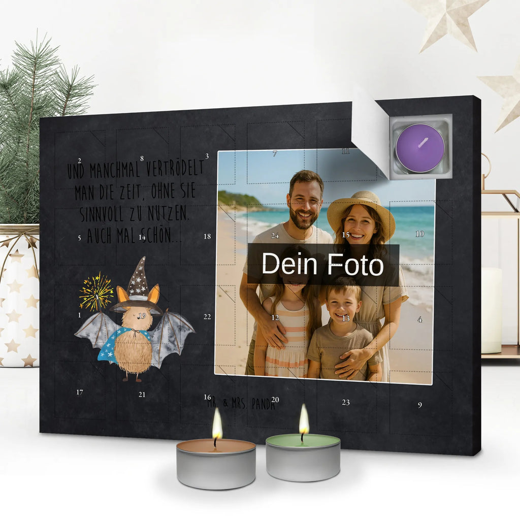 Personalisierter Duftkerzen Foto Adventskalender Fledermaus Zauberer Personalisierter Duftkerzen Foto Adventskalender, Lustige Sprüche, Tiere, Tiermotive, Gute Laune, Zauberer, Magier, Reinsteigern, Fledermaus, Fledermäuse, Frauen